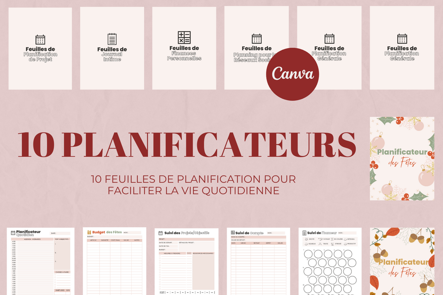 10 Planificateurs