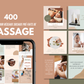 400 Modèles de Massage pour les réseaux sociaux