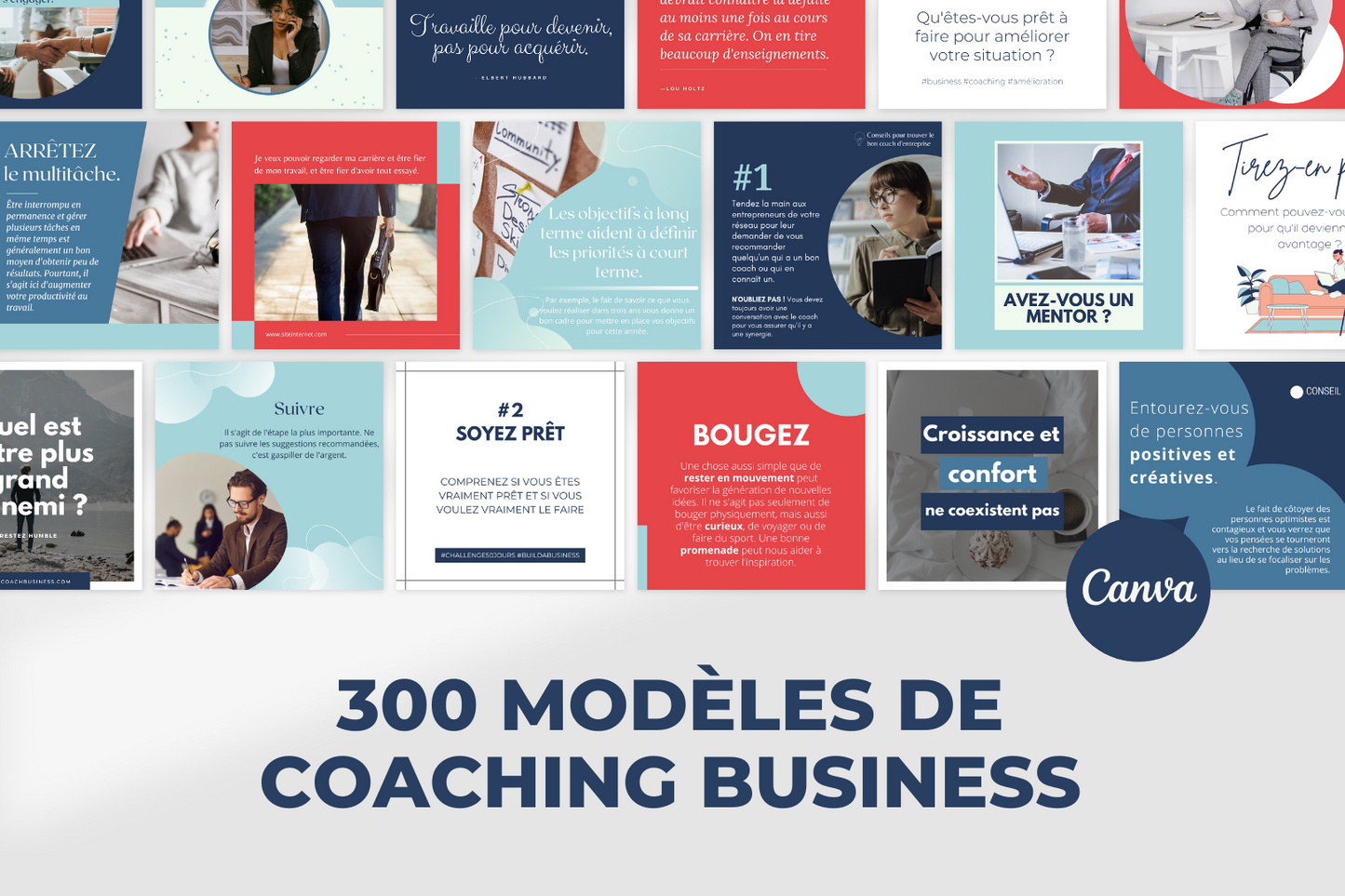 300 Modèles de Coaching Business pour les réseaux sociaux