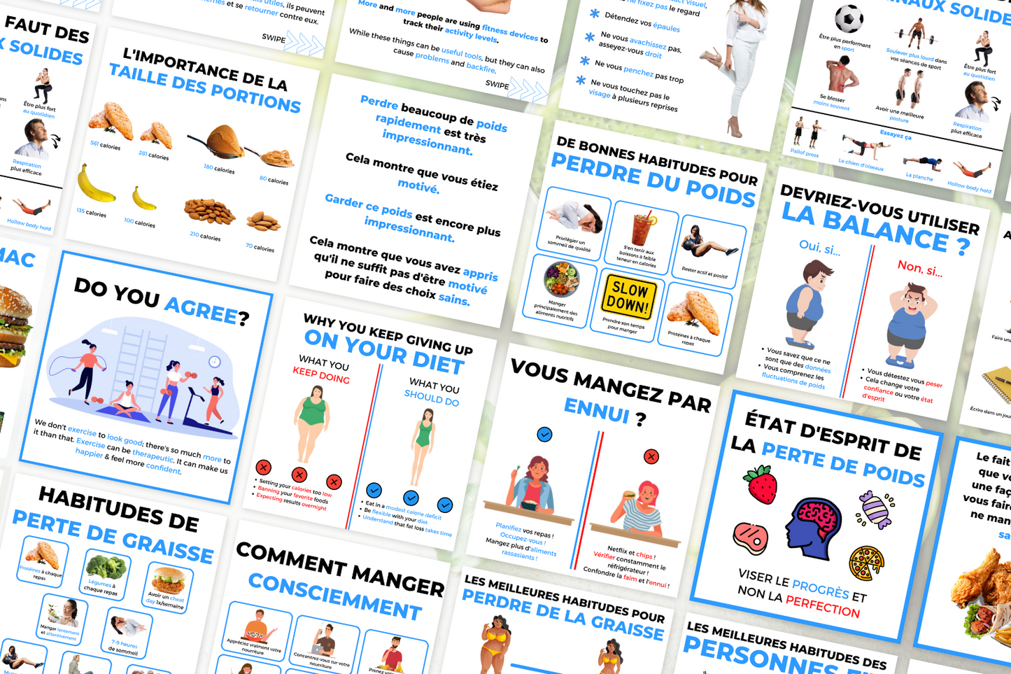 50 Infographies Habitudes Saines