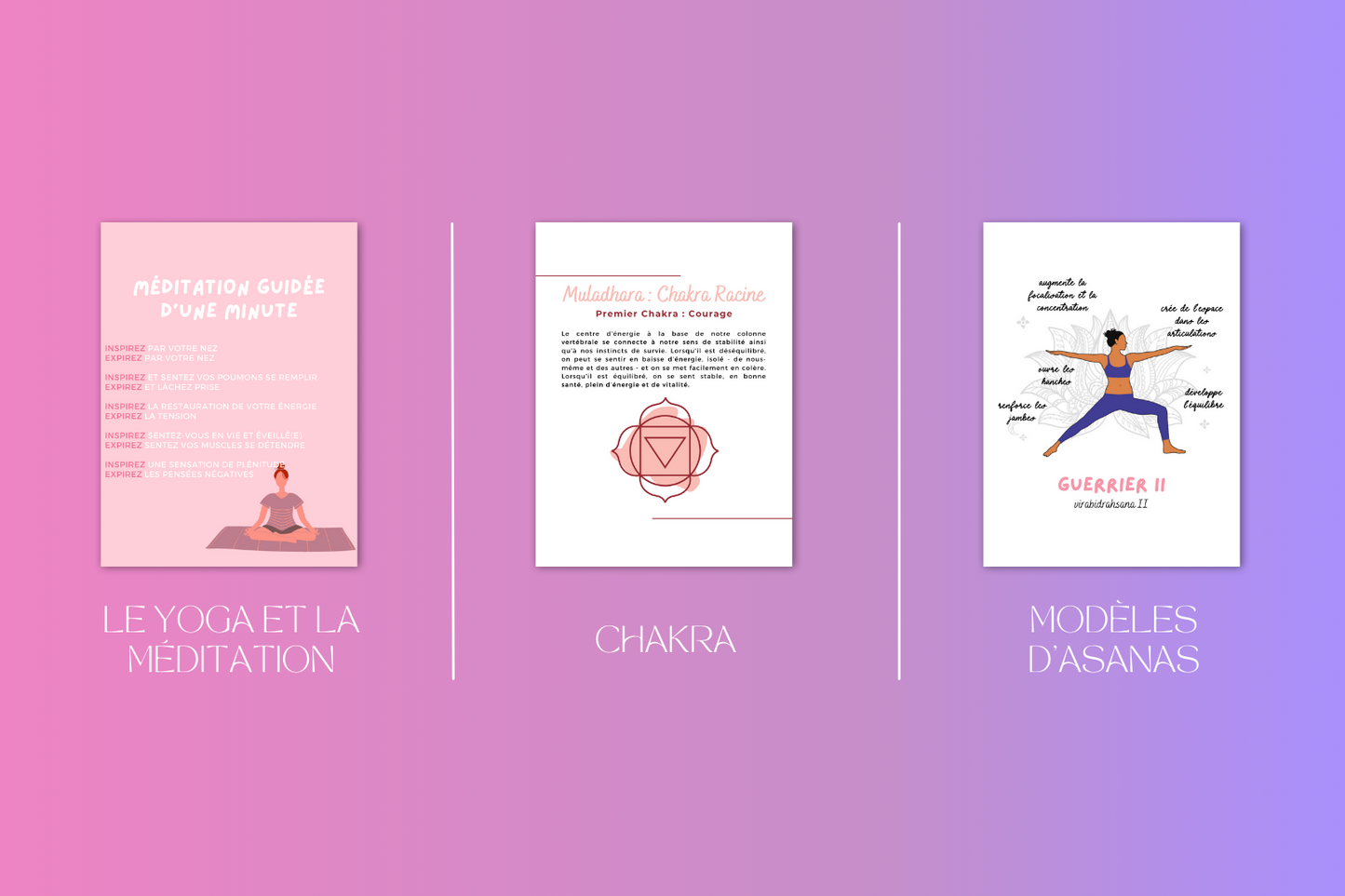 300 Infographies de Yoga pour les réseaux sociaux