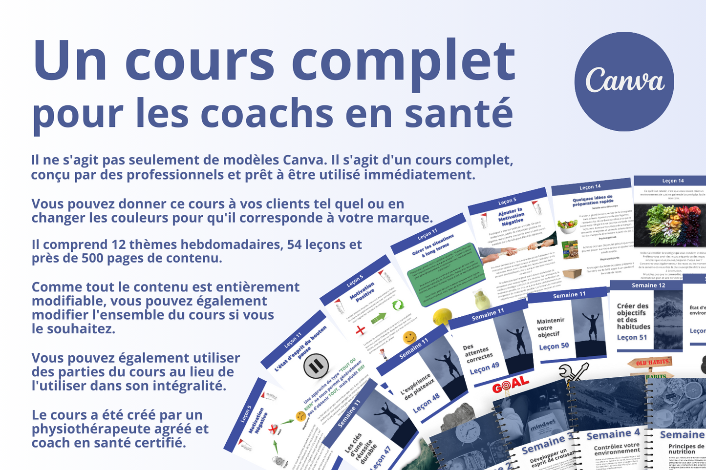 Cours de coaching de 3 mois prêt à utiliser