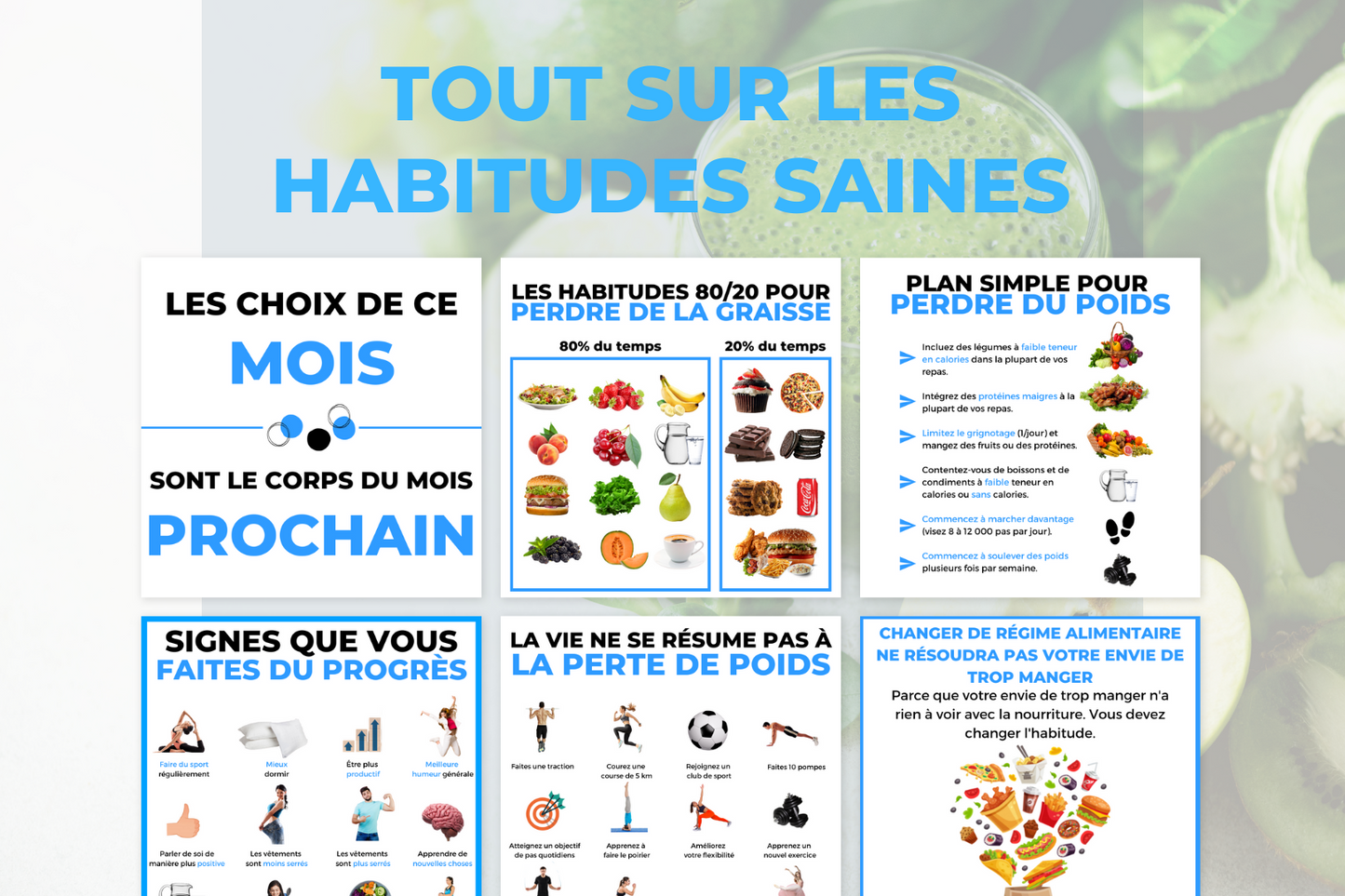 50 Infographies Habitudes Saines