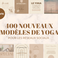 400 Modèles de Yoga pour les réseaux Sociaux