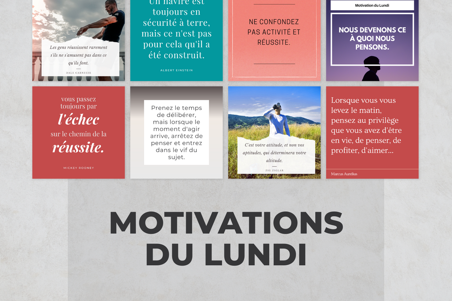 300 Modèles de Motivation pour les réseaux sociaux