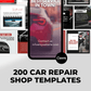 200 Car Repair Shop Templates for Social Media