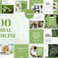 200 Herbal Medicine Templates for Social Media