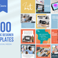 300 Graphic Designer Templates for Social Media