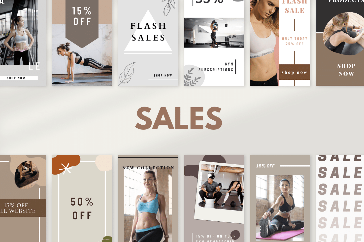 300 Fitness Story Templates For Social Media